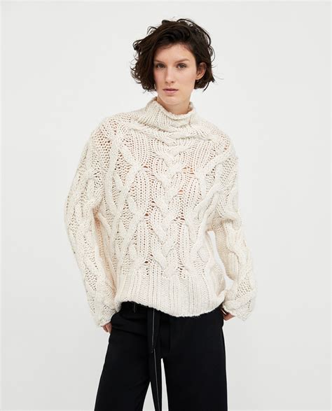 zara knit oversized sweater